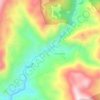 Öznurtepe topographic map, elevation, terrain