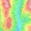 Les Ribiollets topographic map, elevation, terrain
