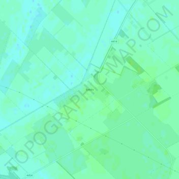 Batida topographic map, elevation, terrain