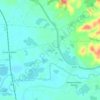Temoh topographic map, elevation, terrain