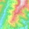 Youshi topographic map, elevation, terrain