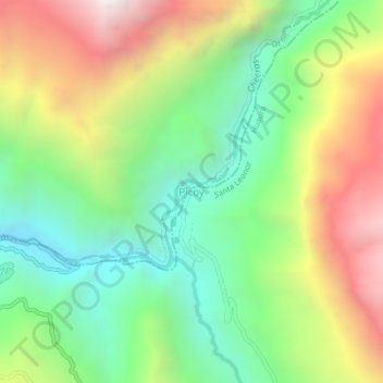 Picoy topographic map, elevation, terrain