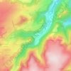 Ourcière topographic map, elevation, terrain