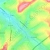 Bonnerue topographic map, elevation, terrain