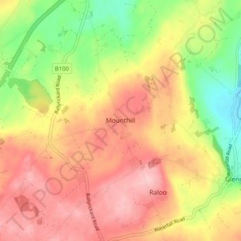 Mounthill topographic map, elevation, terrain