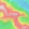 Cerro Whimper topographic map, elevation, terrain