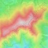 Monte Zatta di Levante topographic map, elevation, terrain