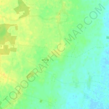 Melösa topographic map, elevation, terrain