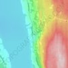 Fall topographic map, elevation, terrain