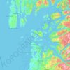 Mosterøy topographic map, elevation, terrain