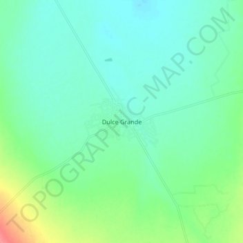 Dulce Grande topographic map, elevation, terrain