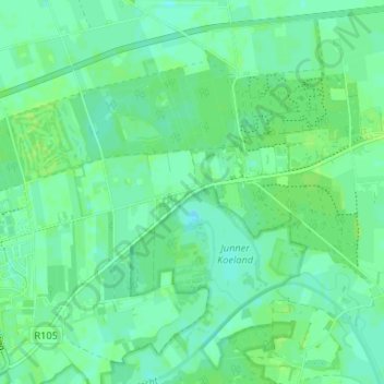 Hoogengraven topographic map, elevation, terrain