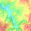 Royer topographic map, elevation, terrain