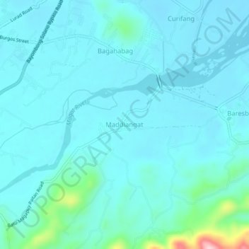 Maddiangat topographic map, elevation, terrain