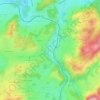 Oberthalhofen topographic map, elevation, terrain