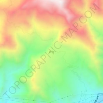 Bangga topographic map, elevation, terrain