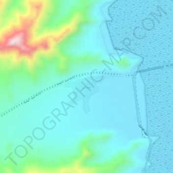 Saray topographic map, elevation, terrain