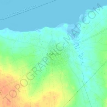 Karantaba topographic map, elevation, terrain