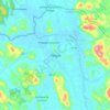 Pitigala topographic map, elevation, terrain