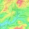 Quarry Bank topographic map, elevation, terrain