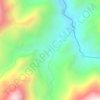 Crucero Nogales topographic map, elevation, terrain