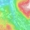 Bjørgo topographic map, elevation, terrain