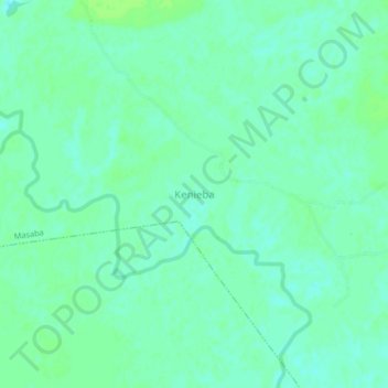 Kenieba topographic map, elevation, terrain