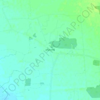 Phum Preah Ko Thmei topographic map, elevation, terrain