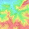 La Vèvre topographic map, elevation, terrain
