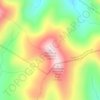 Doubletop Mountain topographic map, elevation, terrain