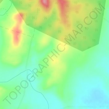 Adare topographic map, elevation, terrain