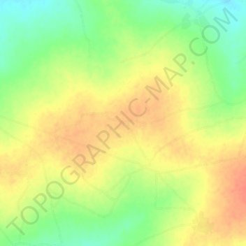 Deiba topographic map, elevation, terrain