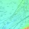 十里堡镇 topographic map, elevation, terrain