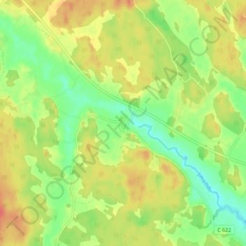 Jumkil topographic map, elevation, terrain
