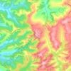 Chiusure topographic map, elevation, terrain