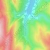 Goyt Valley topographic map, elevation, terrain