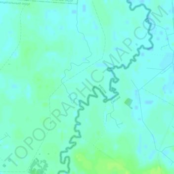Radszen topographic map, elevation, terrain