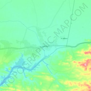 Pishin topographic map, elevation, terrain