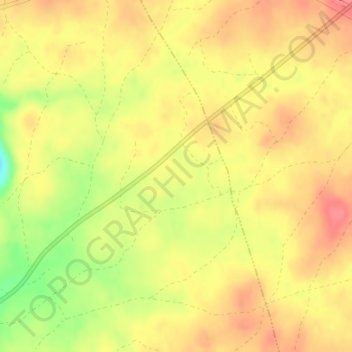 El Mojón topographic map, elevation, terrain