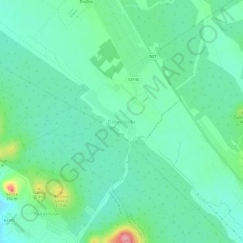 Dobra Voda topographic map, elevation, terrain