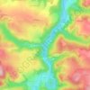 Pont de Brayant topographic map, elevation, terrain