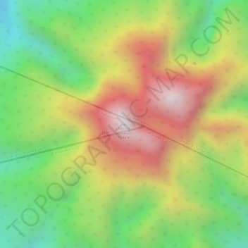 Mount Labo topographic map, elevation, terrain
