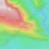 Nongtrai topographic map, elevation, terrain