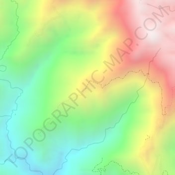 Granadillo topographic map, elevation, terrain