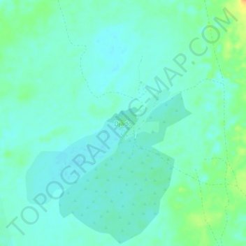 Djado topographic map, elevation, terrain