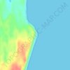 Ponta Mucombo ou Majumbo topographic map, elevation, terrain