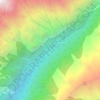 Dovan (2505) topographic map, elevation, terrain