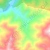 Arpalı topographic map, elevation, terrain