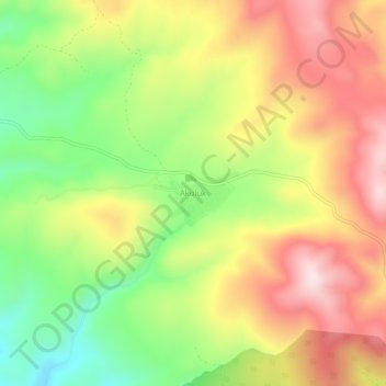 Akoluk topographic map, elevation, terrain