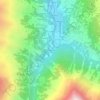 Pralovin topographic map, elevation, terrain